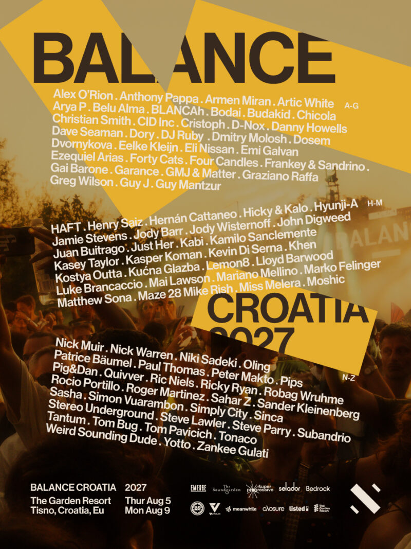Balance Croatia 2027 lineup
